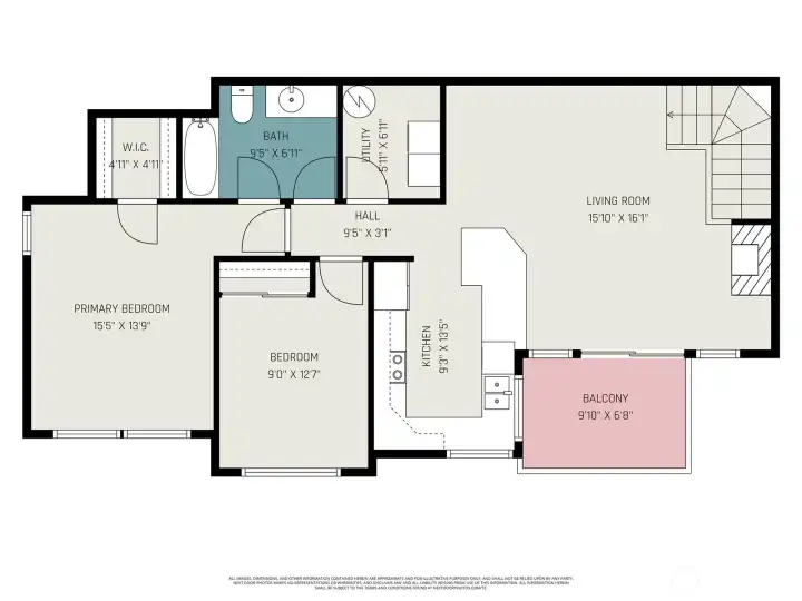 Main level floor plan