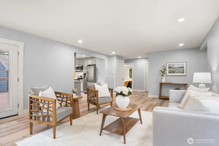 Living room on main floor