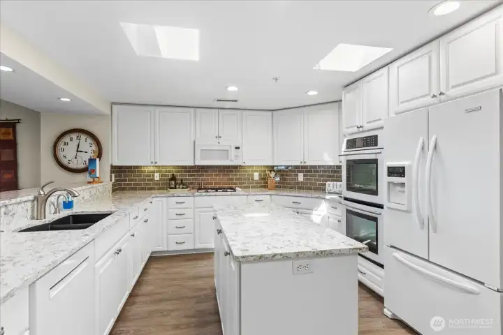 A beautifully appointed gourmet kitchen made for cooking, hosting, and everyday living.