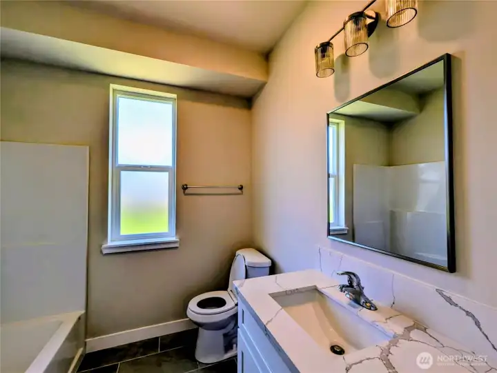 Hall bath