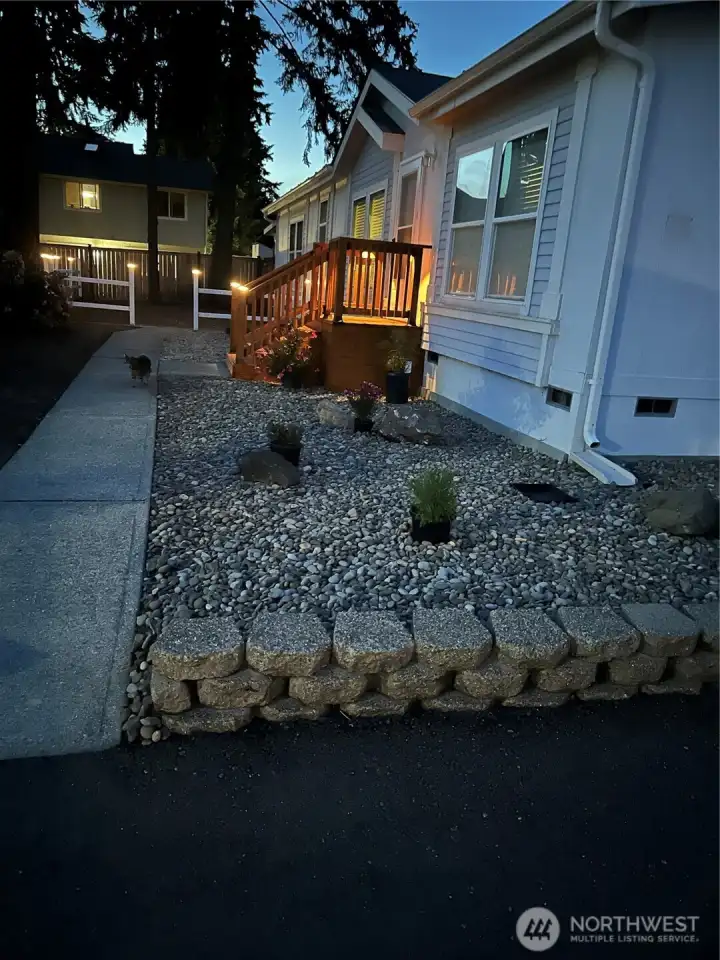 New Porch and front yard lighting New Porch and front yard lighting
