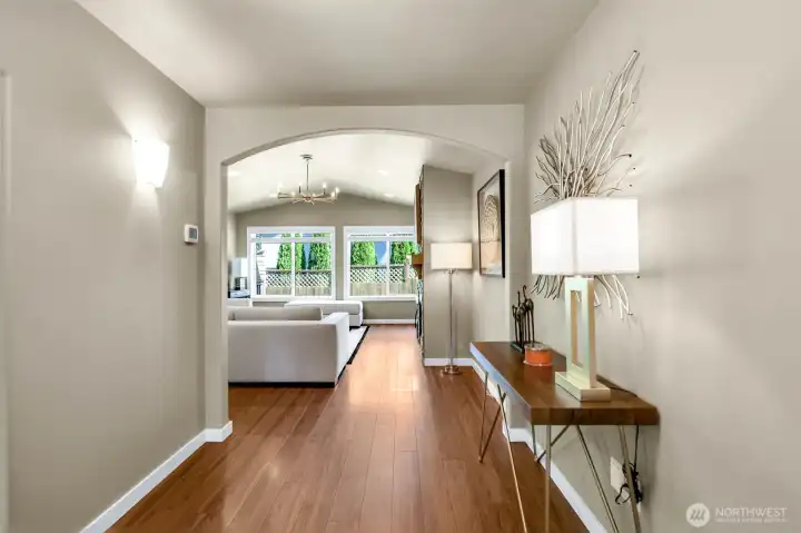 Beautiful flooring creates a seamless flow from one gathering space to the next. Beautiful flooring creates a seamless flow from one gathering space to the next.