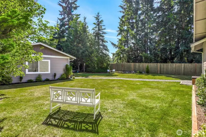 Space for gardens, games, and everything in between. Space for gardens, games, and everything in between.