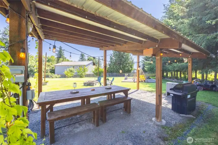 Hand made table and benches are negotiable to stay. Hand made table and benches are negotiable to stay.