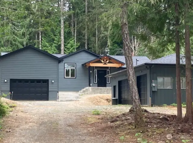 Front entrance before it was graveled.