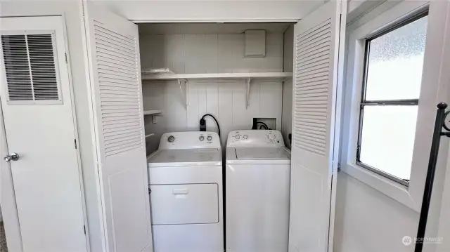 Laundry off of kitchen