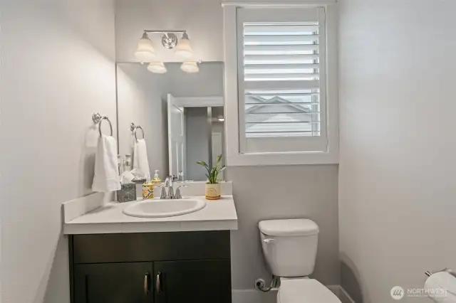 main level half bath