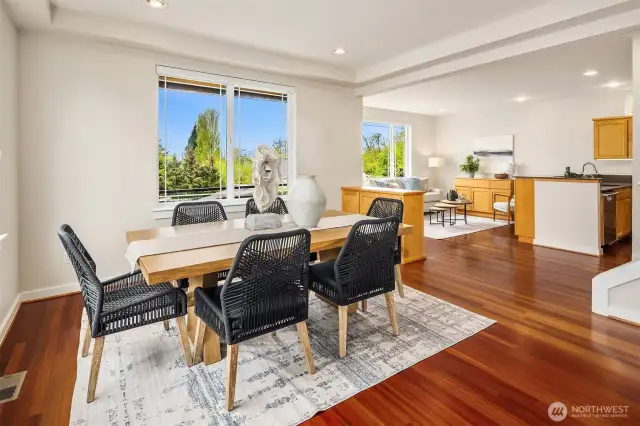 Formal dining space