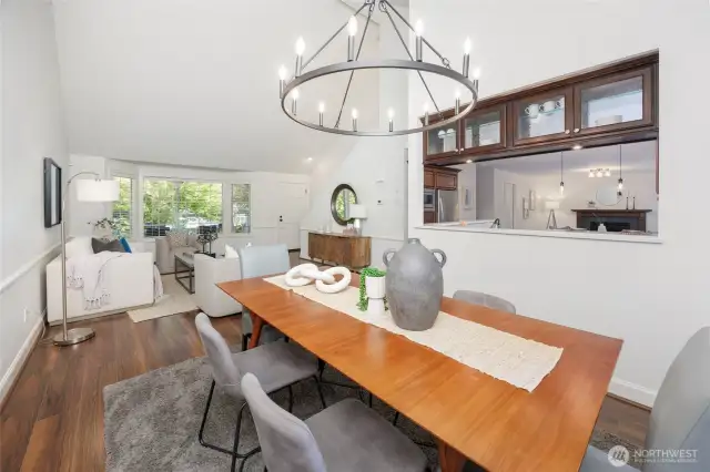 Dining w/Pass Through to Kitchen