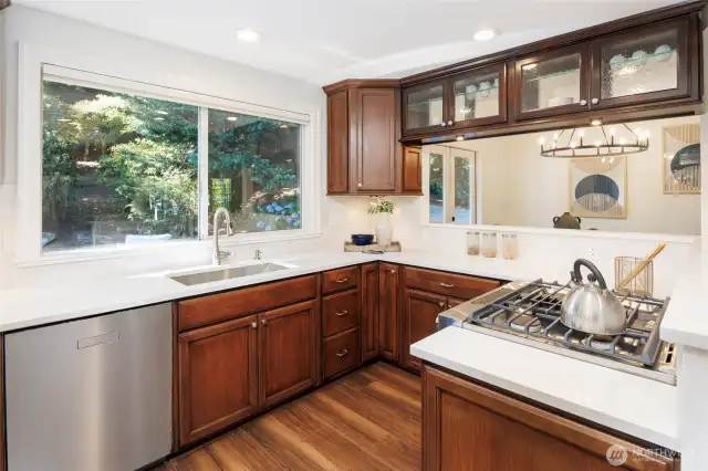 Ample Storage w/Backyard Views