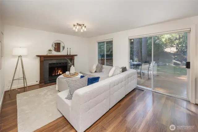 Family Room w/Gas Fireplace