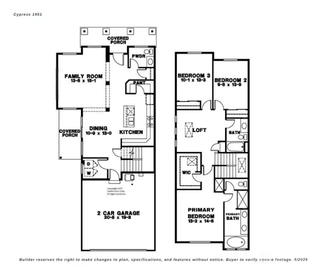 Each member of the Rob Rice Homes family is a separate limited liability company or corporation.  Each of the Rob Rice Homes communities is developed, constructed, sold and warranted by a separate limited liability company or corporation.  Builder reserves the right to change features, plans, pricing & specifications without notice. Buyer to verify square footage. Features vary by home. 2/2025