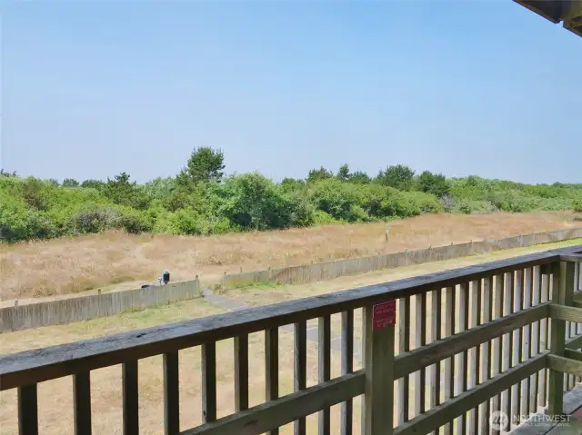 Northwest view from the Deck.