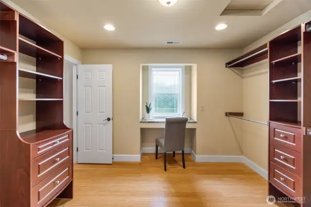 1 of 2 primary closets