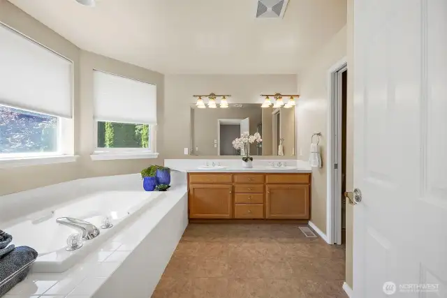 Primary bathroom.