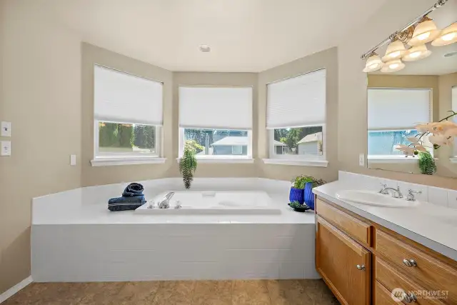 Primary bathroom.