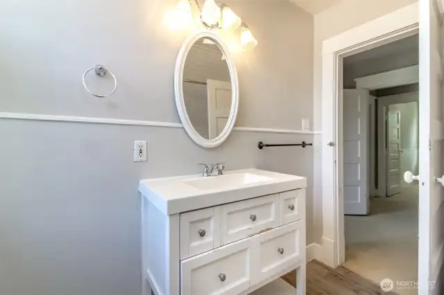 Primary full bath.