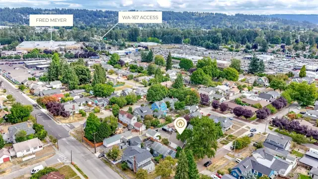 Offers great access to transit and freeways.