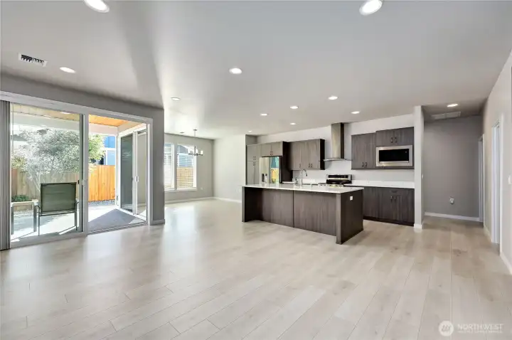 Open concept floorplan