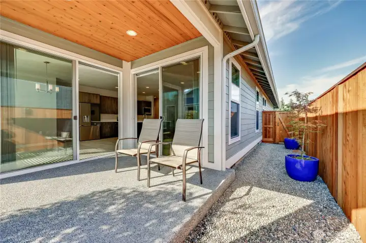 Covered patio