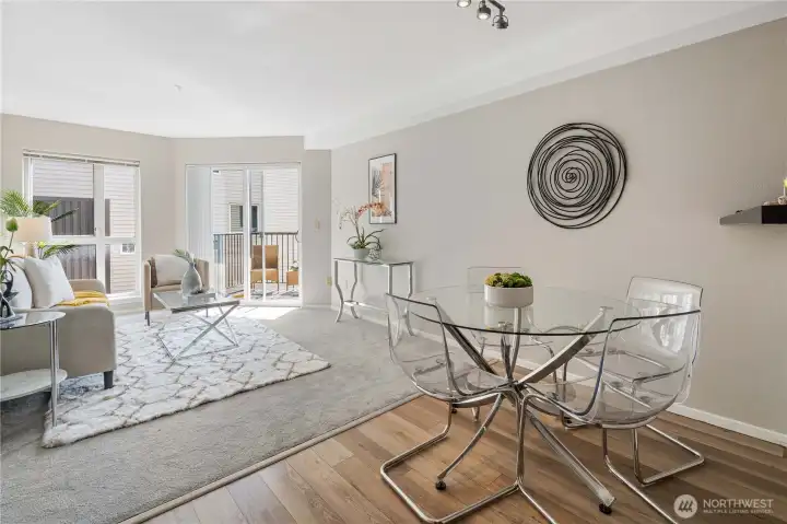 Entertain with ease in this airy open-concept space that brings everyone together
