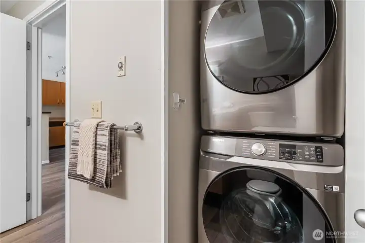 Convenient in-unit laundry for everyday ease