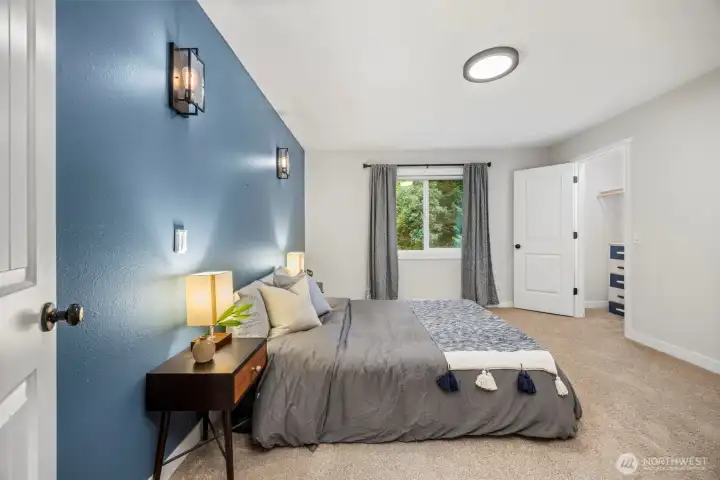 First bedroom with large closet