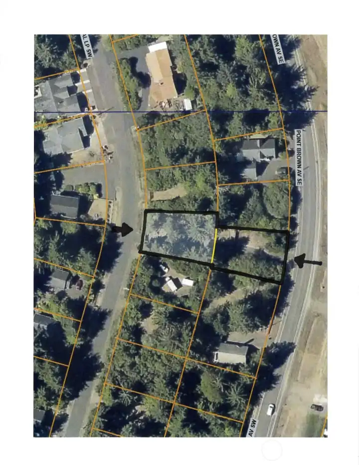 County map of the two lots.