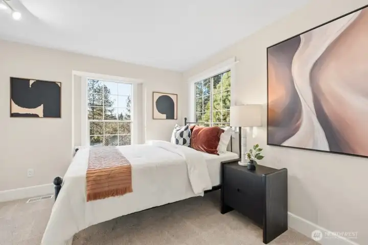 All bedrooms are on the upper level