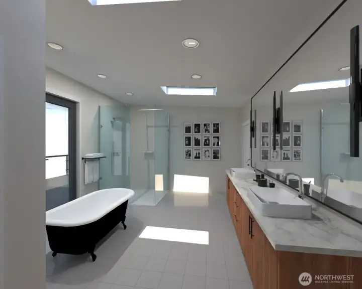 Rendering Owner's Bath #1