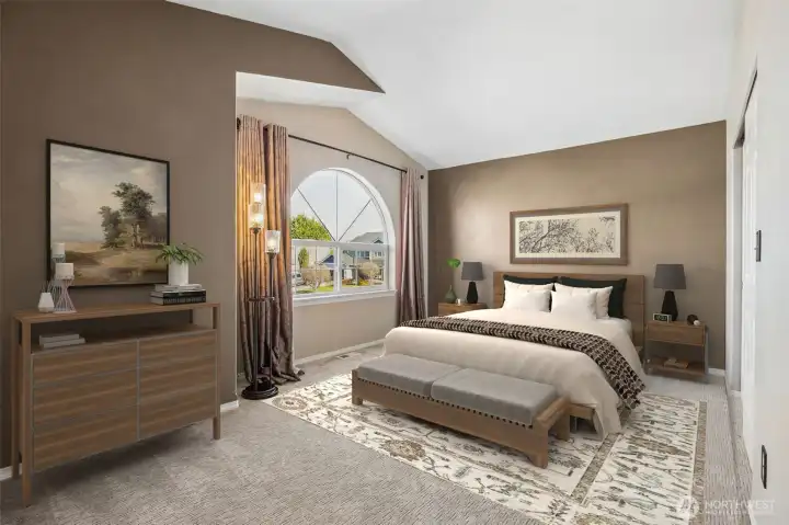 Bedroom #2 (virtually staged)