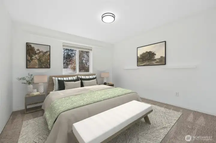 Bedroom #3 (virtually staged)