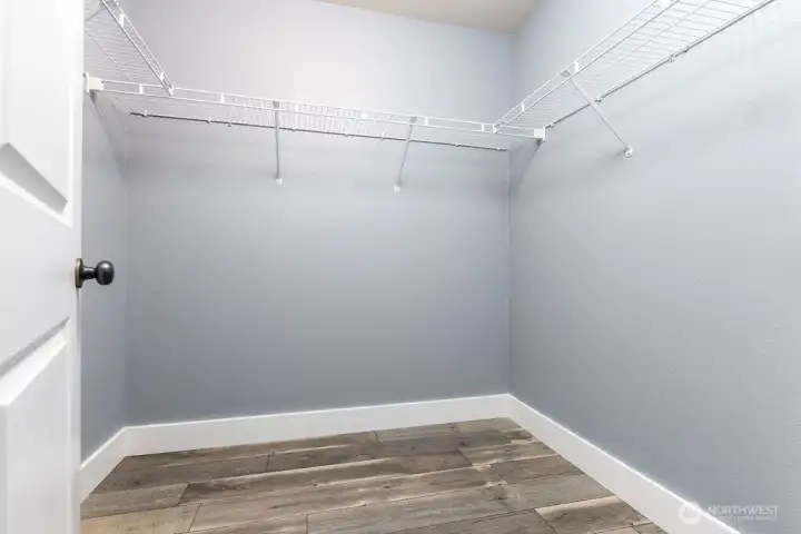 Primary bedroom on 3rd floor with ensuite 5-piece bath and walk-in closet