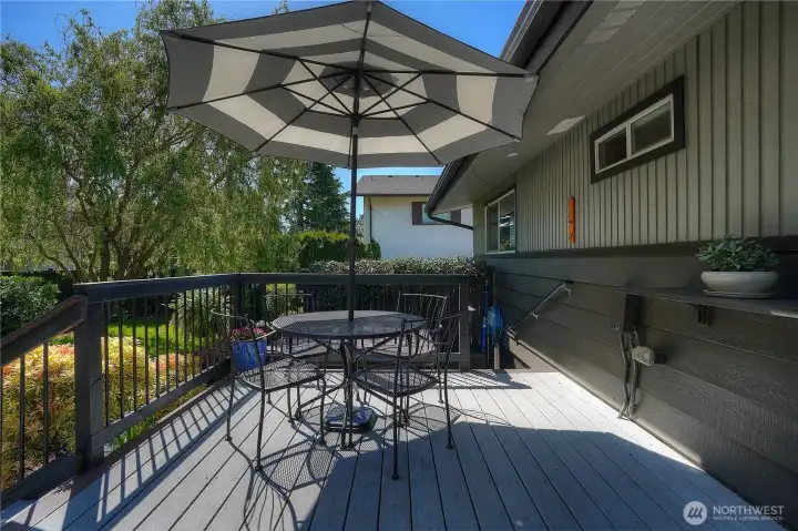 Enjoy Your Morning Coffee from the Back Deck...