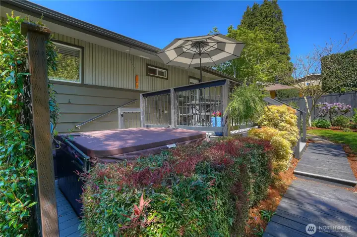 Hot Tub Privacy when Desired or Easy Party Conversation...