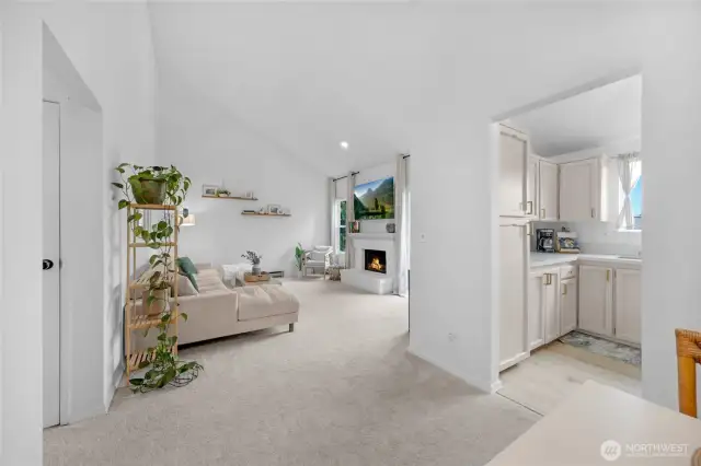 Light and bright open concept living space