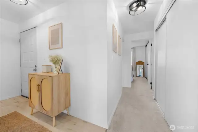 warm and inviting entry way