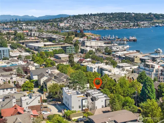 Views of Gasworks Park from your deck!
