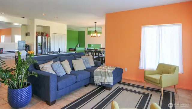 FAMILY AREA OFF OF KITCHEN