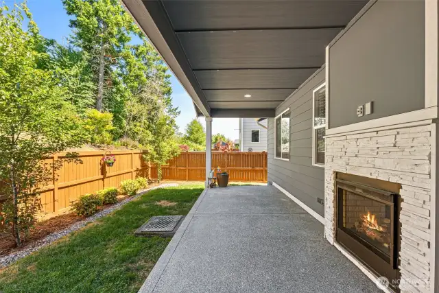 Easy Care back Yard and Fantastic Covered Patio