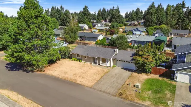 This one-story home sits on a large, fully fenced lot in a great neighborhood