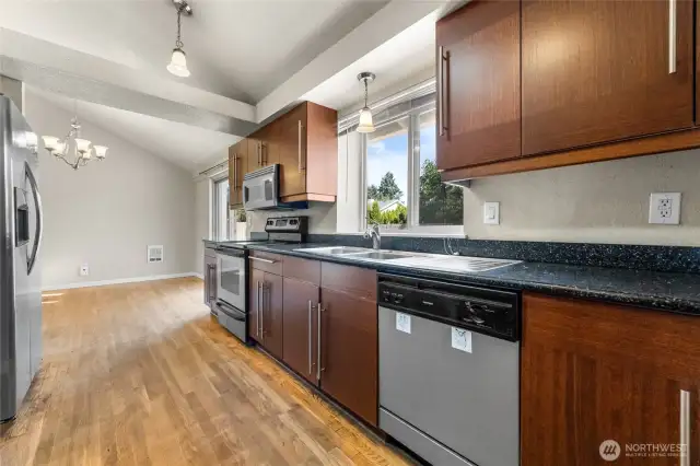 Spacious kitchen