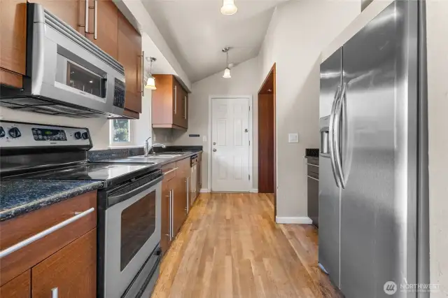 Kitchen with pantry