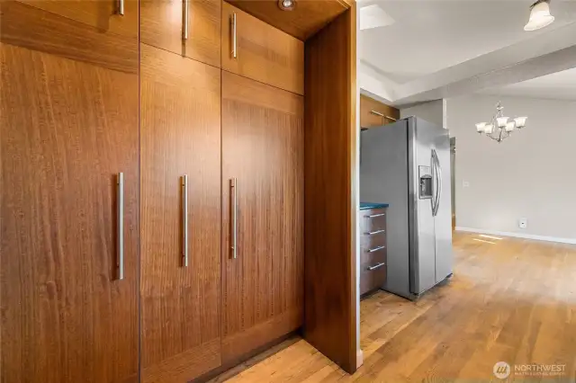 Large pantry area in kitchen