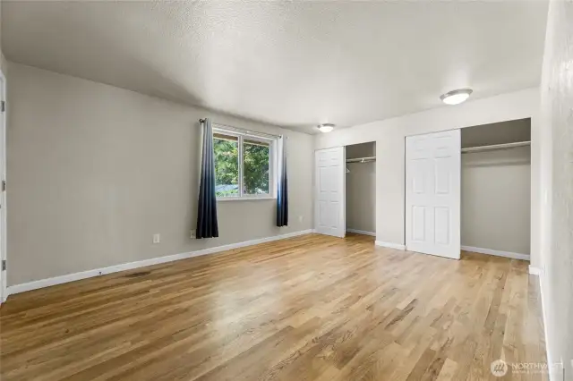 Primary with double closets