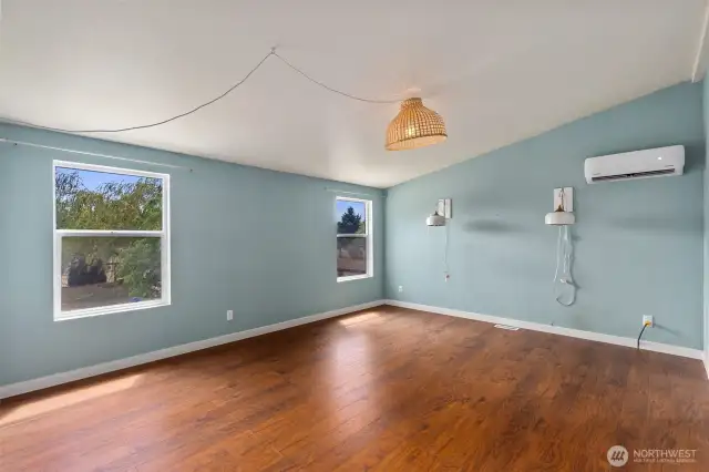 Primary bedroom with its own Mini Split.