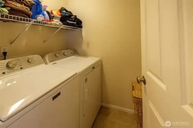 Utility Room and Newer Washer and Dryer stay