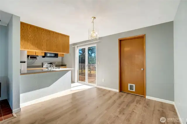 Dining area.