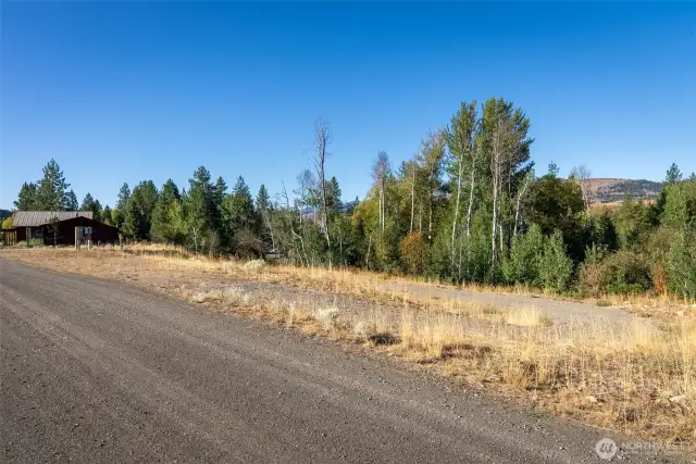 Multiple options for siting a home with privacy and views.