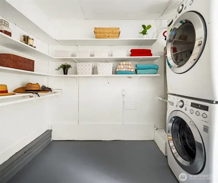 Mud room/laundry with access to back and side yards. Tons of storage her.